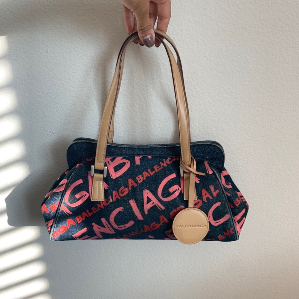 SOLD —- Balenciaga Baguette Hobo Shoulder Bag